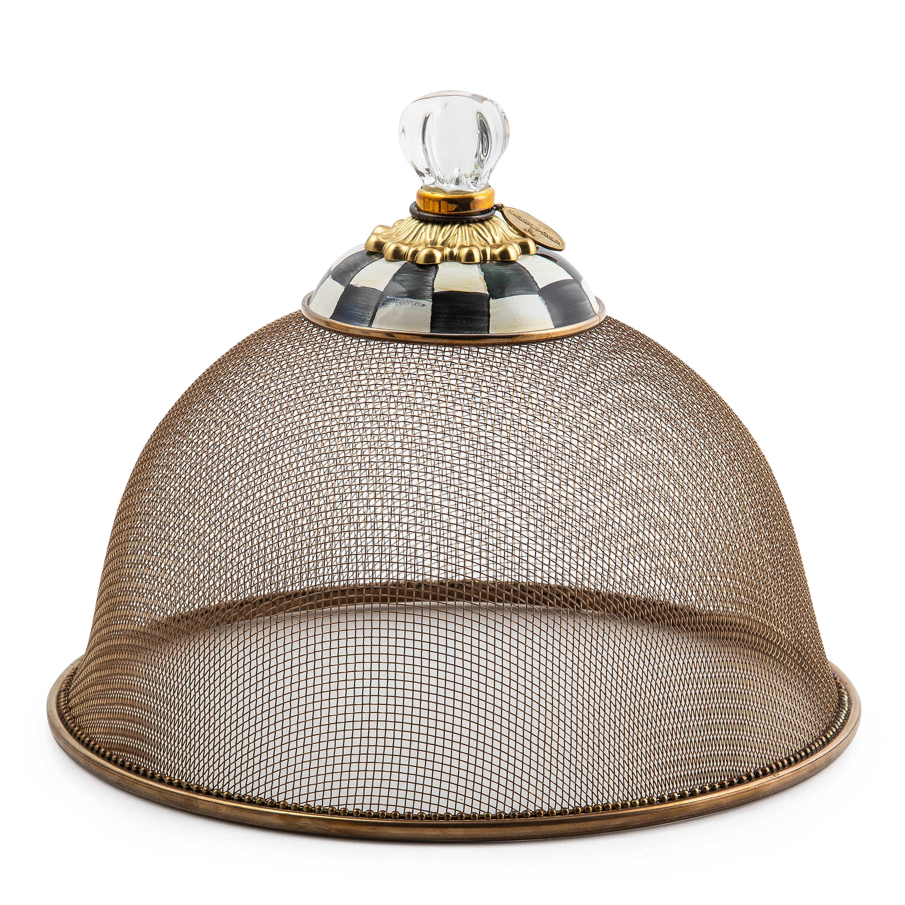 Courtly Check Small Mesh Dome mackenzie-childs Panama 0
