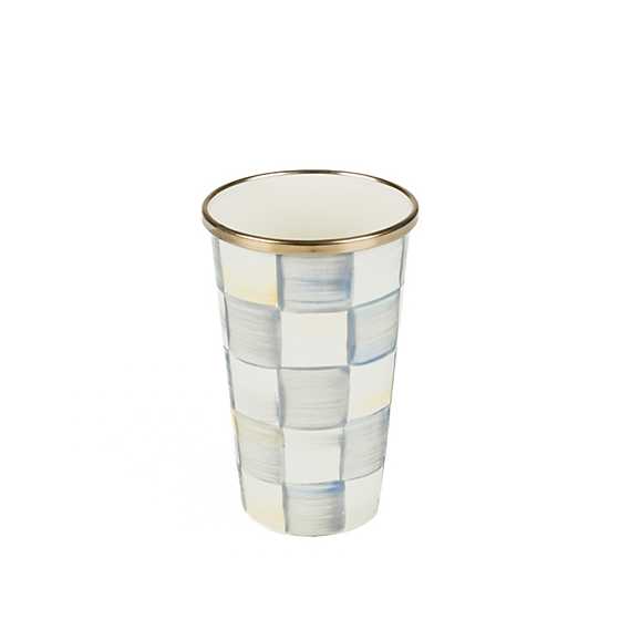 MacKenzie-Childs  Sterling Check 10 Ounce Tumbler