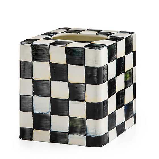 Courtly Check Enamel Boutique Tissue Box Cover image eleven