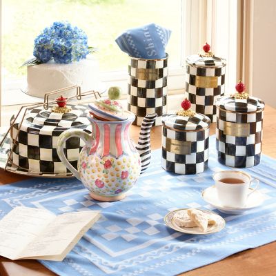 MacKenzie-Childs  Courtly Check Utensil Holder