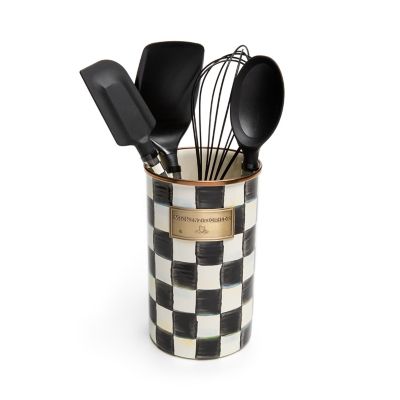 MacKenzie-Childs  Courtly Check Large Whisk - Black