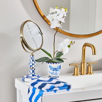 Royal Check Enamel Vanity Mirror image two