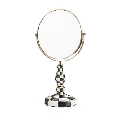 Courtly Check Vanity Mirror mackenzie-childs Panama 0