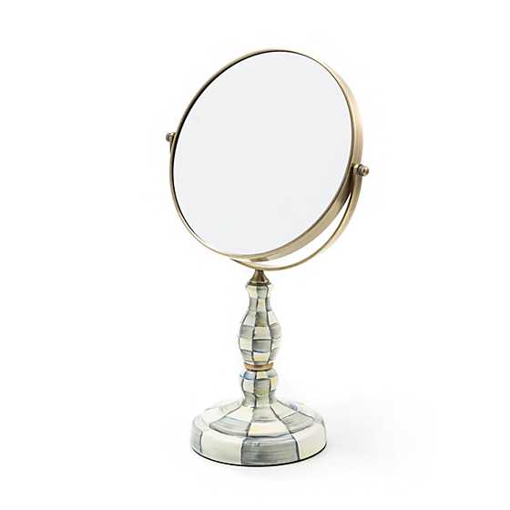 Sterling Check Vanity Mirror