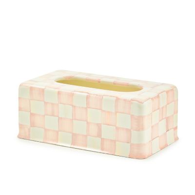 Rosy Check Standard Tissue Box Cover mackenzie-childs Panama 0