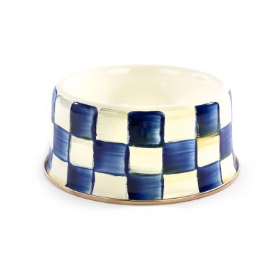 Royal Check Medium Pet Dish