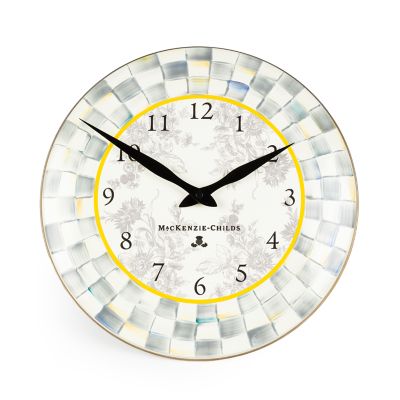 Sterling Check Clock mackenzie-childs Panama 0