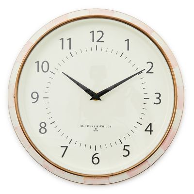 Rosy Check School Wall Clock mackenzie-childs Panama 0