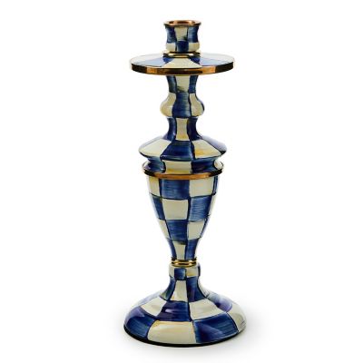 Royal Check Medium Candlestick mackenzie-childs Panama 0