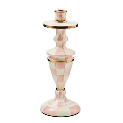 Rosy Check Medium Candlestick mackenzie-childs Panama 0