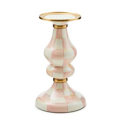 Rosy Check Medium Pillar Candlestick mackenzie-childs Panama 0