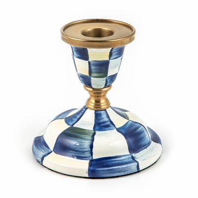 Royal Check Short Candlestick mackenzie-childs Panama 0