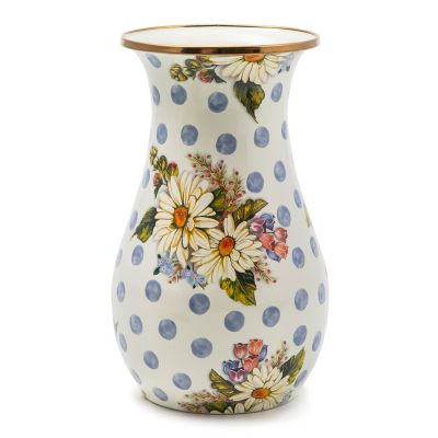 Wildflowers Blue Tall Vase