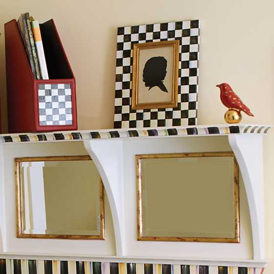 Courtly Check Enamel Frame - 4" x 6" image five