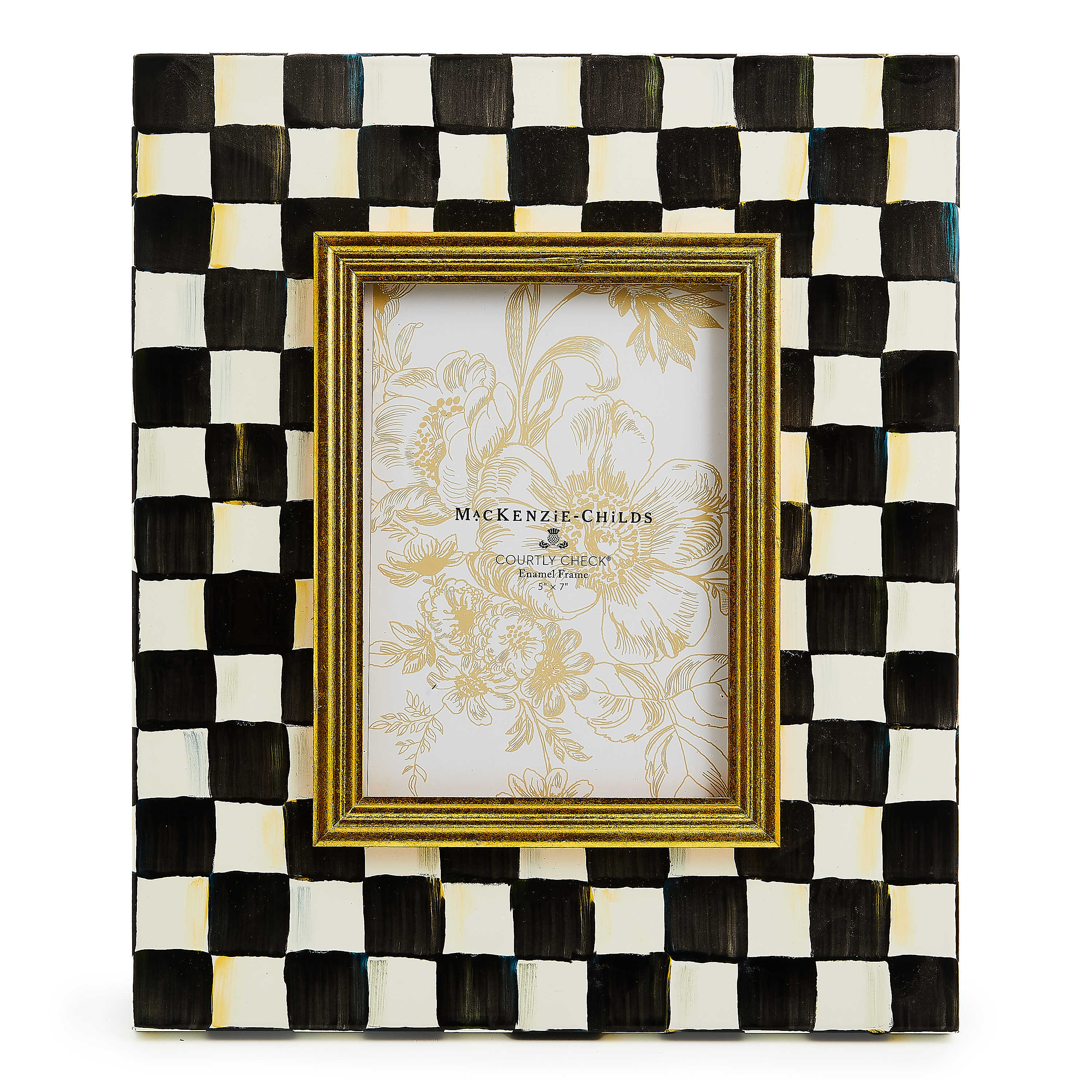 Courtly Check Enamel Frame - 5