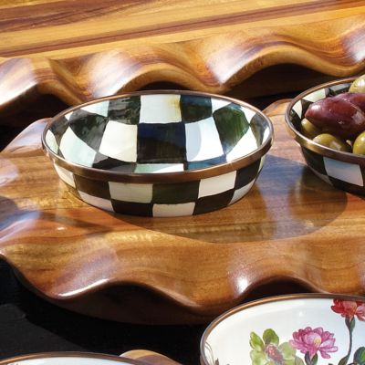 Courtly Check Enamel Relish Dish image three