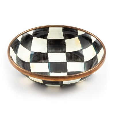 Courtly Check Dipping Bowl mackenzie-childs Panama 0