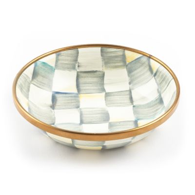 Sterling Check Dipping Bowl