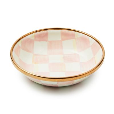 Rosy Check Dipping Bowl mackenzie-childs Panama 0