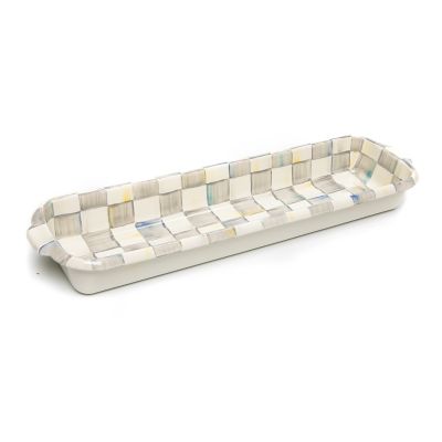 Sterling Check Baguette Dish