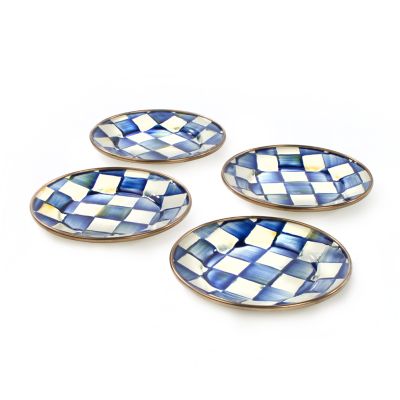 Royal Check Appetizer Plates, Set of 4 Image 10