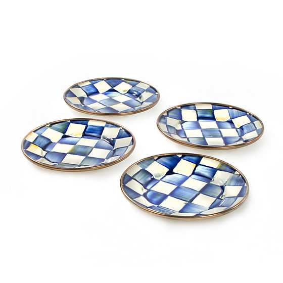 Royal Check Canape Plates - Set of 4 image eight
