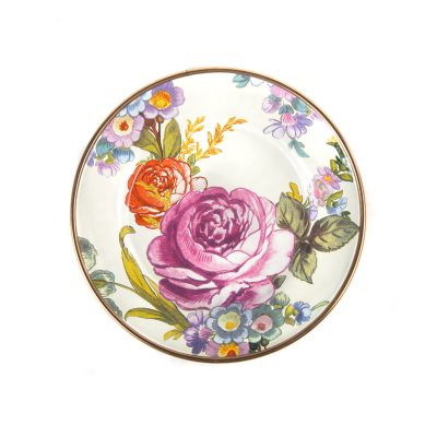 White Flower Market Appetizer Plates, Set of 4 Image 13