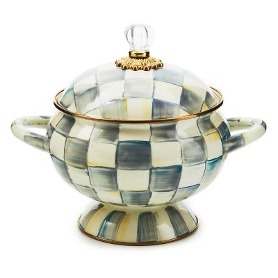 Sterling Check Tureen mackenzie-childs Panama 0