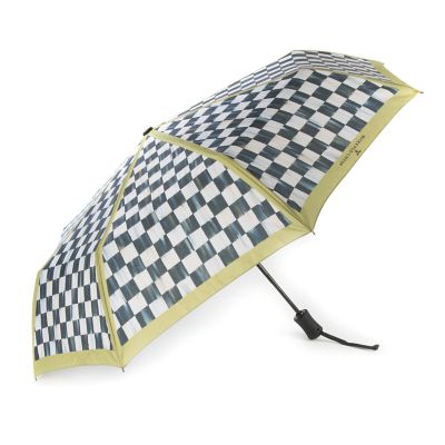 Courtly Check Travel Umbrella