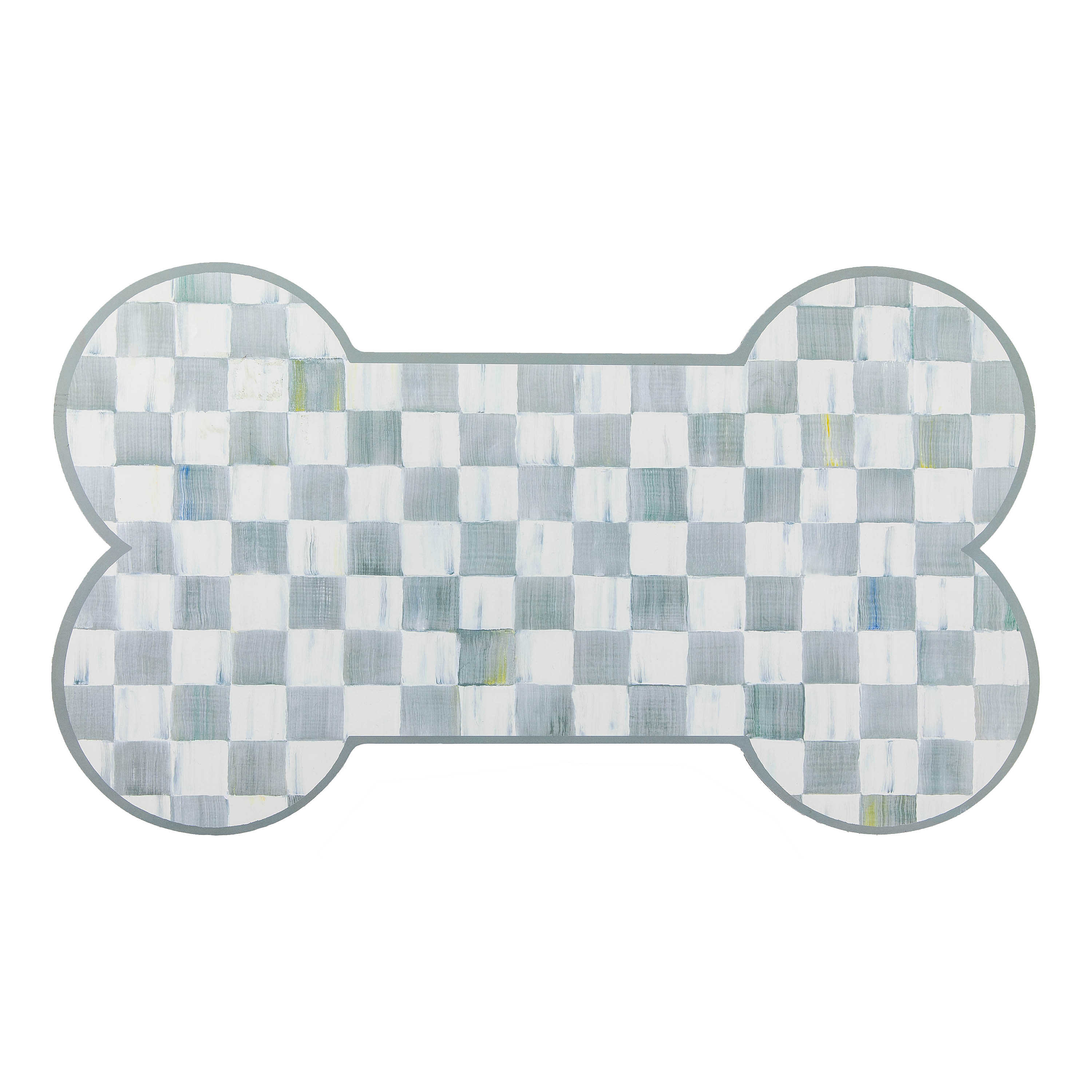 Sterling Check Pup Placemat mackenzie-childs Panama 0