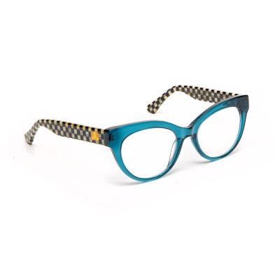 Kitty Readers - Turquoise - x1.5 mackenzie-childs Panama 0