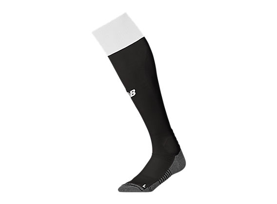 Tournament Sock, Black with White