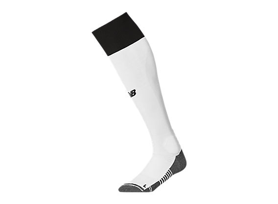 Tournament Sock, White with Black