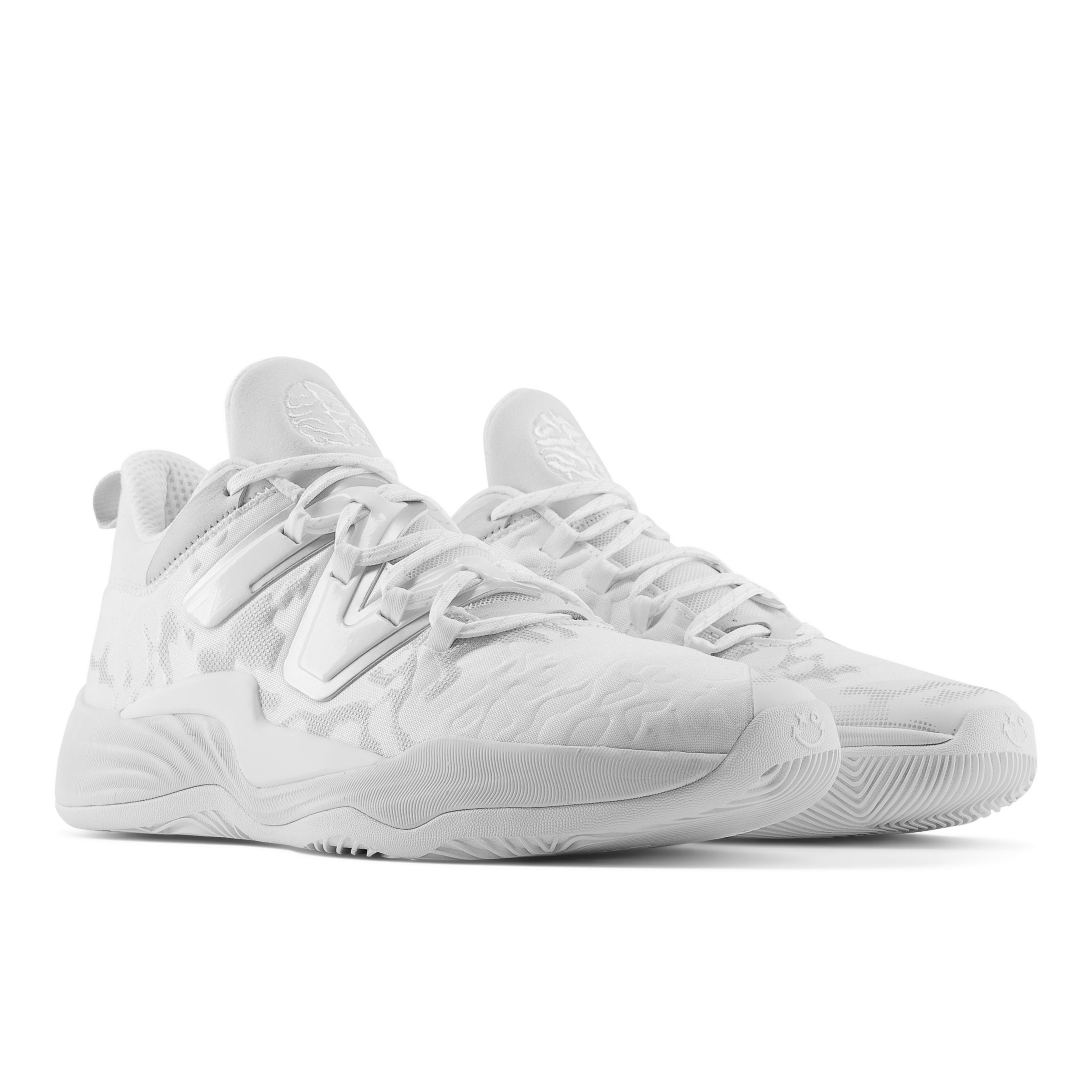 All white outlet basketball sneakers