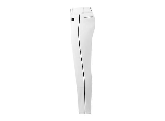 Youth Adversary 2.0 Piped Pant, White with Black