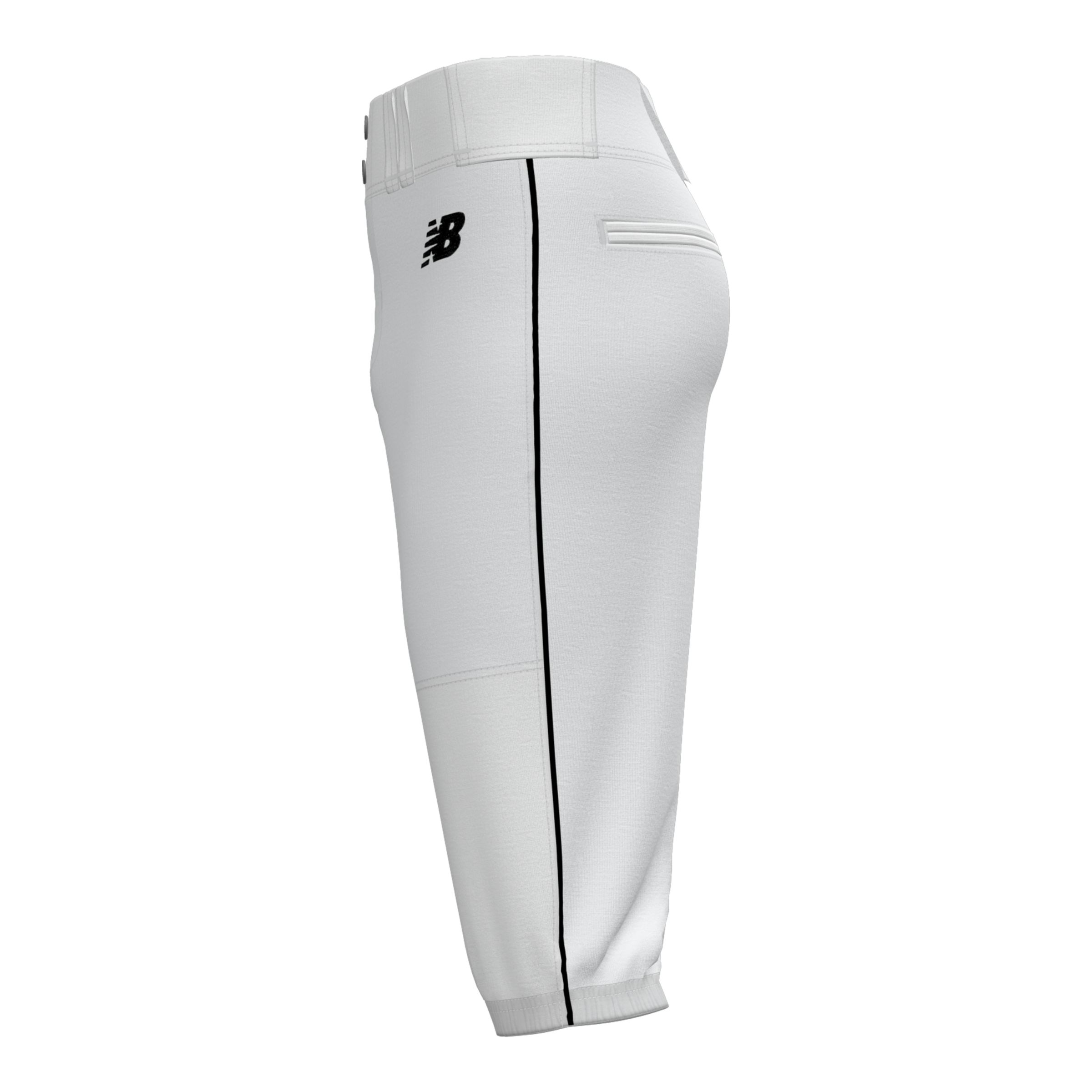 Nike white baseball pants with best sale black piping