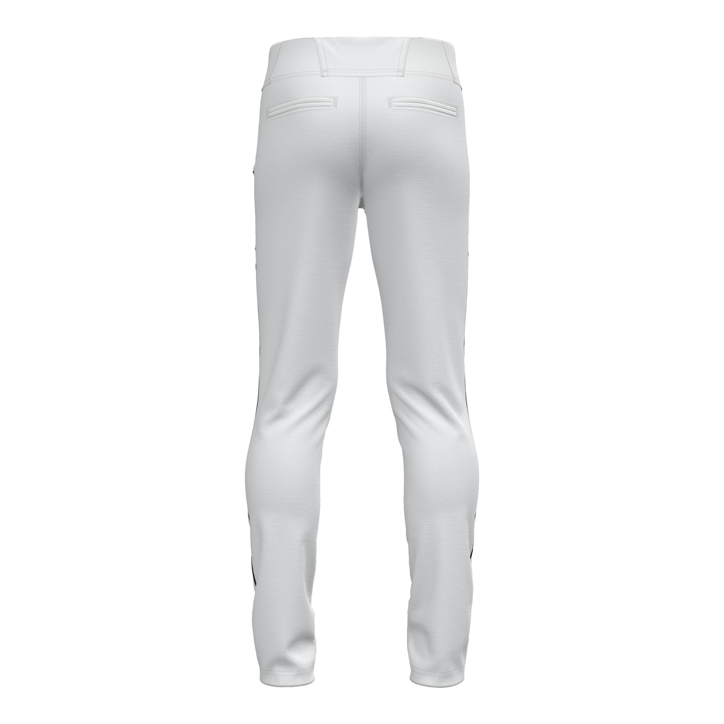 Tapered Double-Knit Piped Pants