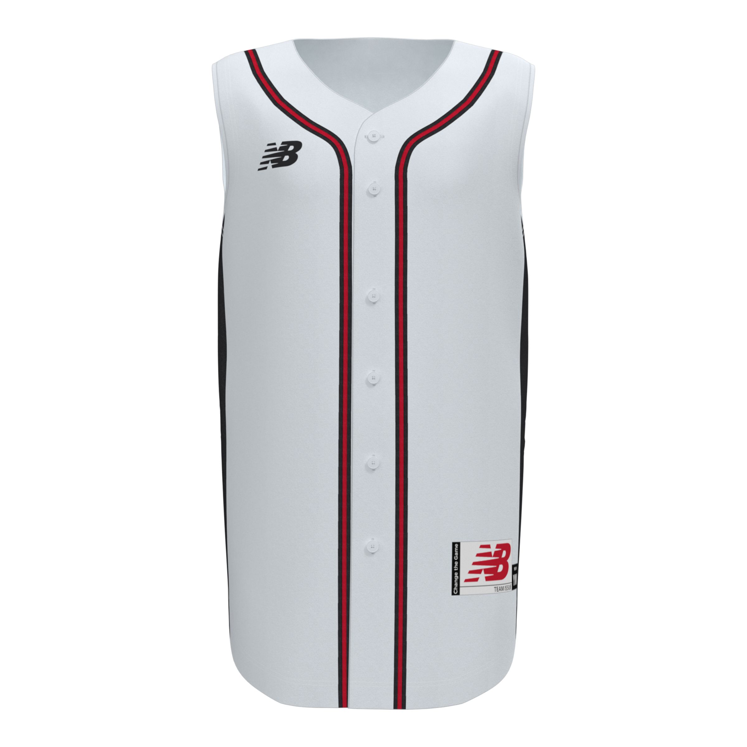 Girls Sleeveless Prowess Sublimated 2.0 Jersey - Full Button