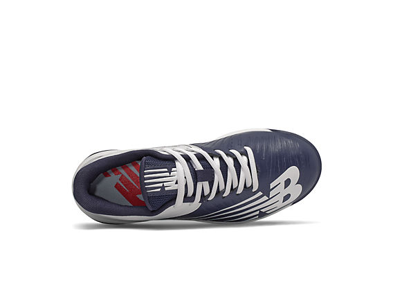 Youth 4040 v6 Rubber Molded Cleat, Navy with White