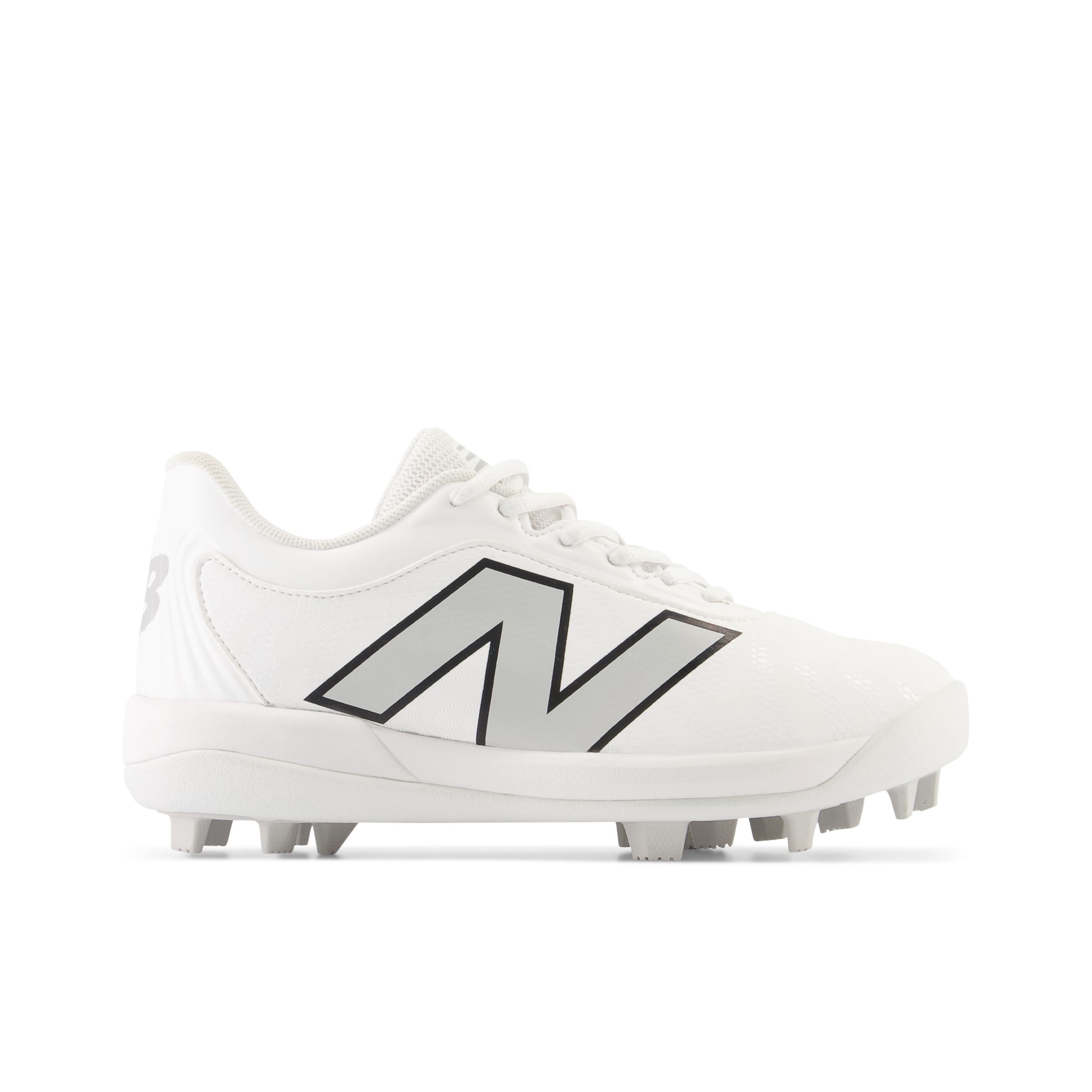 Kids white store baseball cleats