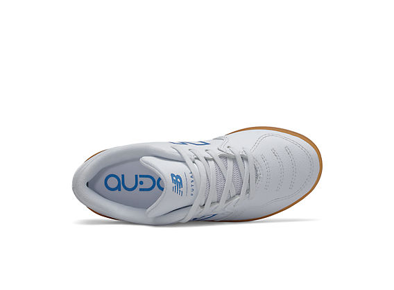 Youth Audazo V5+ Control - Indoor, White with Blue