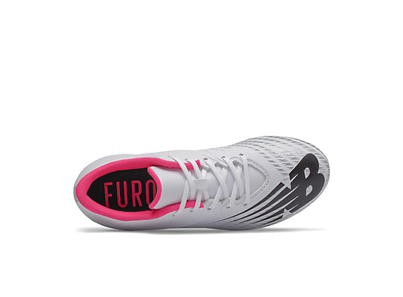 Youth Furon V6+ Dispatch - Firm Ground, White with Silver