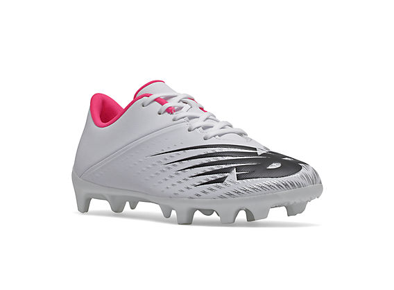 Youth Furon V6+ Dispatch - Firm Ground, White with Silver