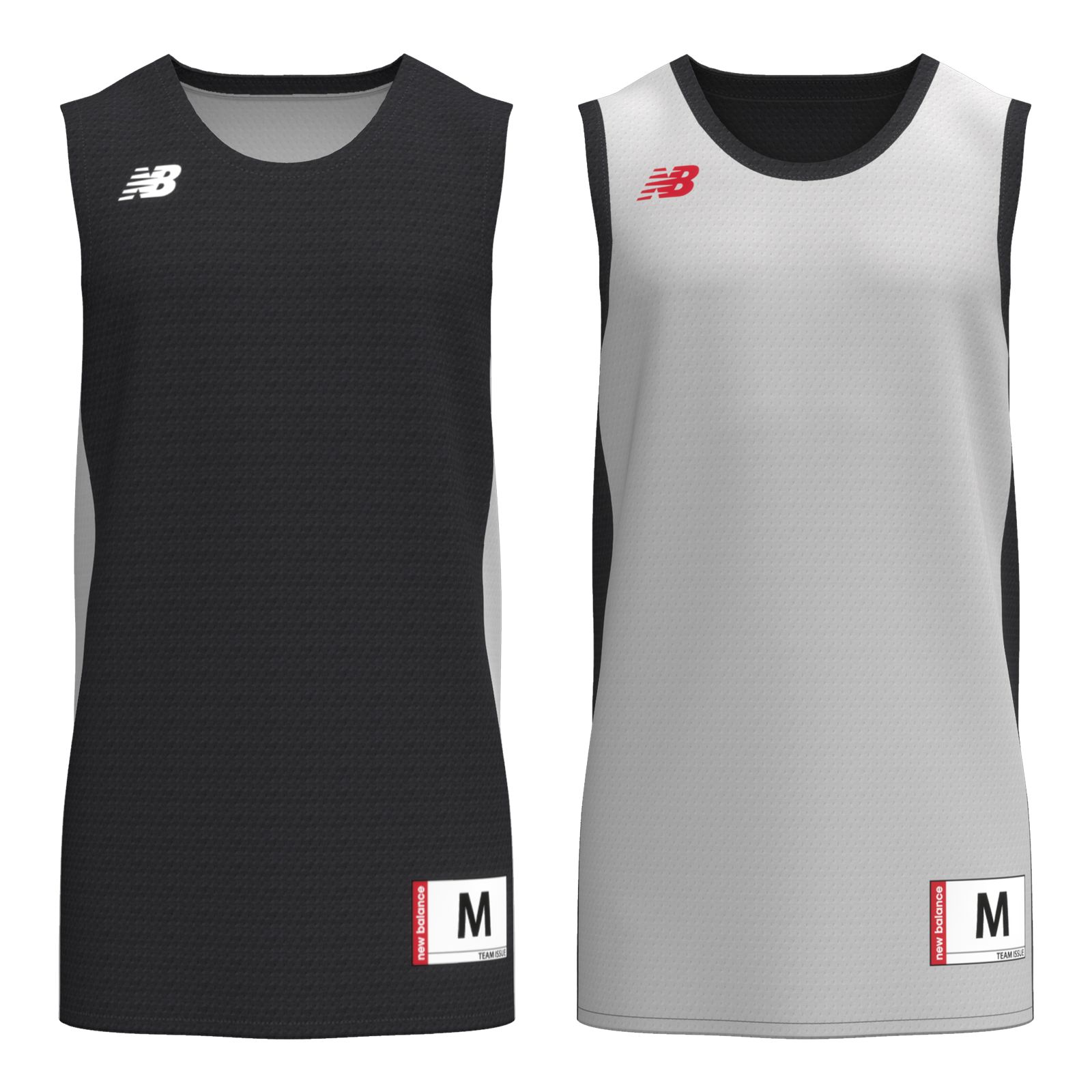 Polyester Custom Men Sublimation Reversible Basketball Uniform Color Grey  And White