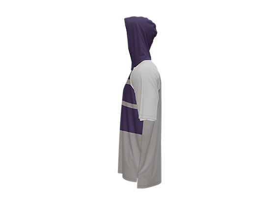Source Custom basketball warm up hoodies sublimation hooded basketball  shooter shirt on m.