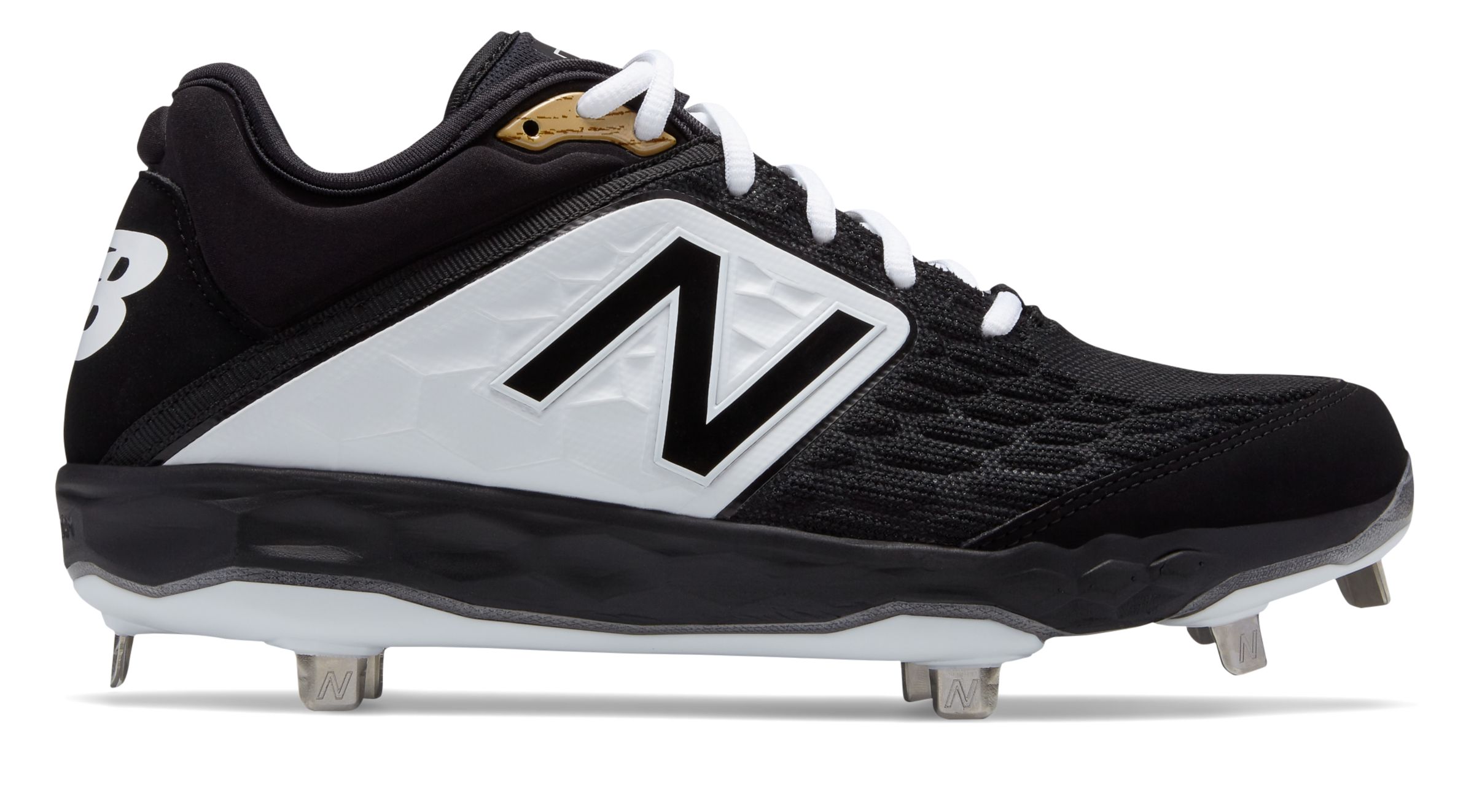 all black new balance cleats