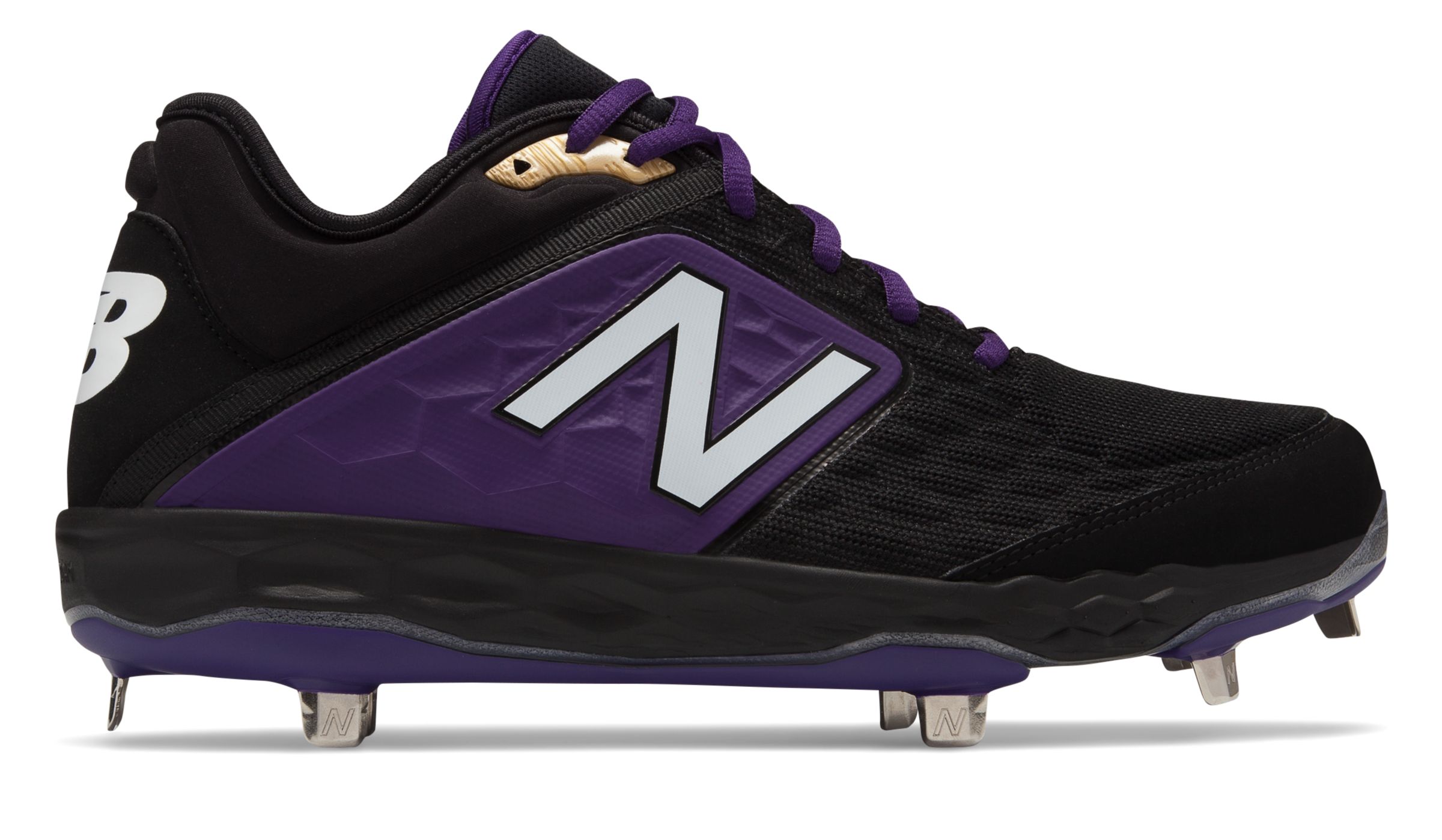 new balance purple and black