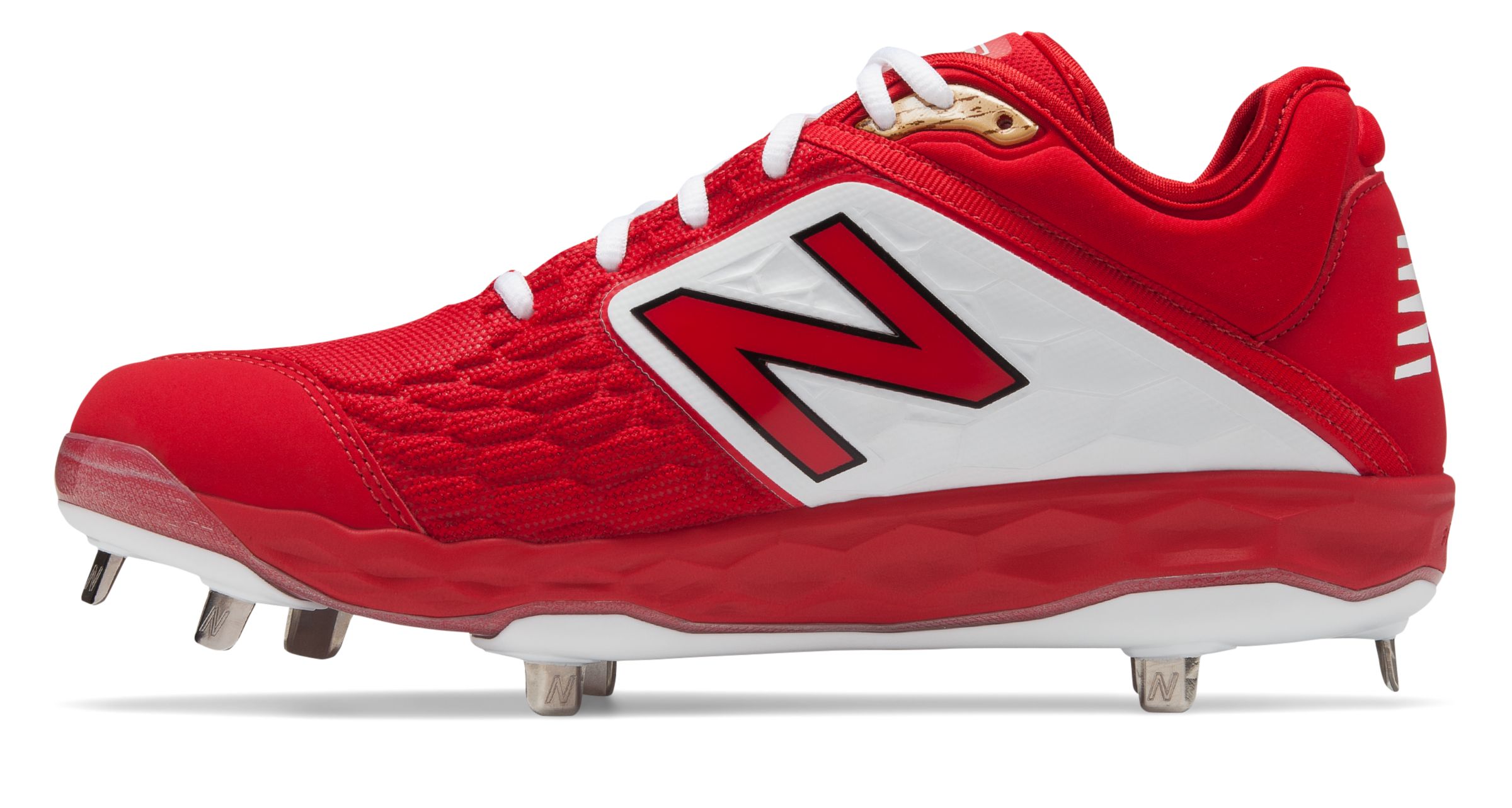 Red Drip New Balance FuelCell COMPv3 TPU Baseball Cleats