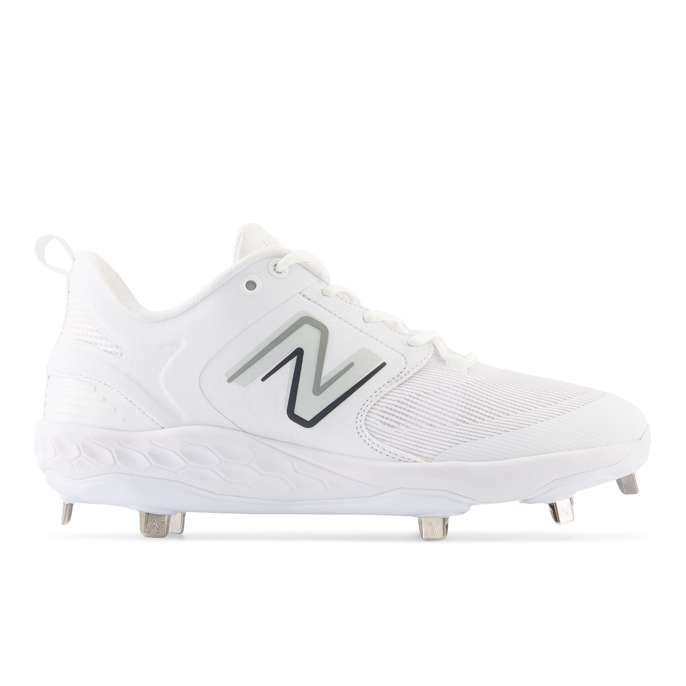 New balance white baseball on sale cleats