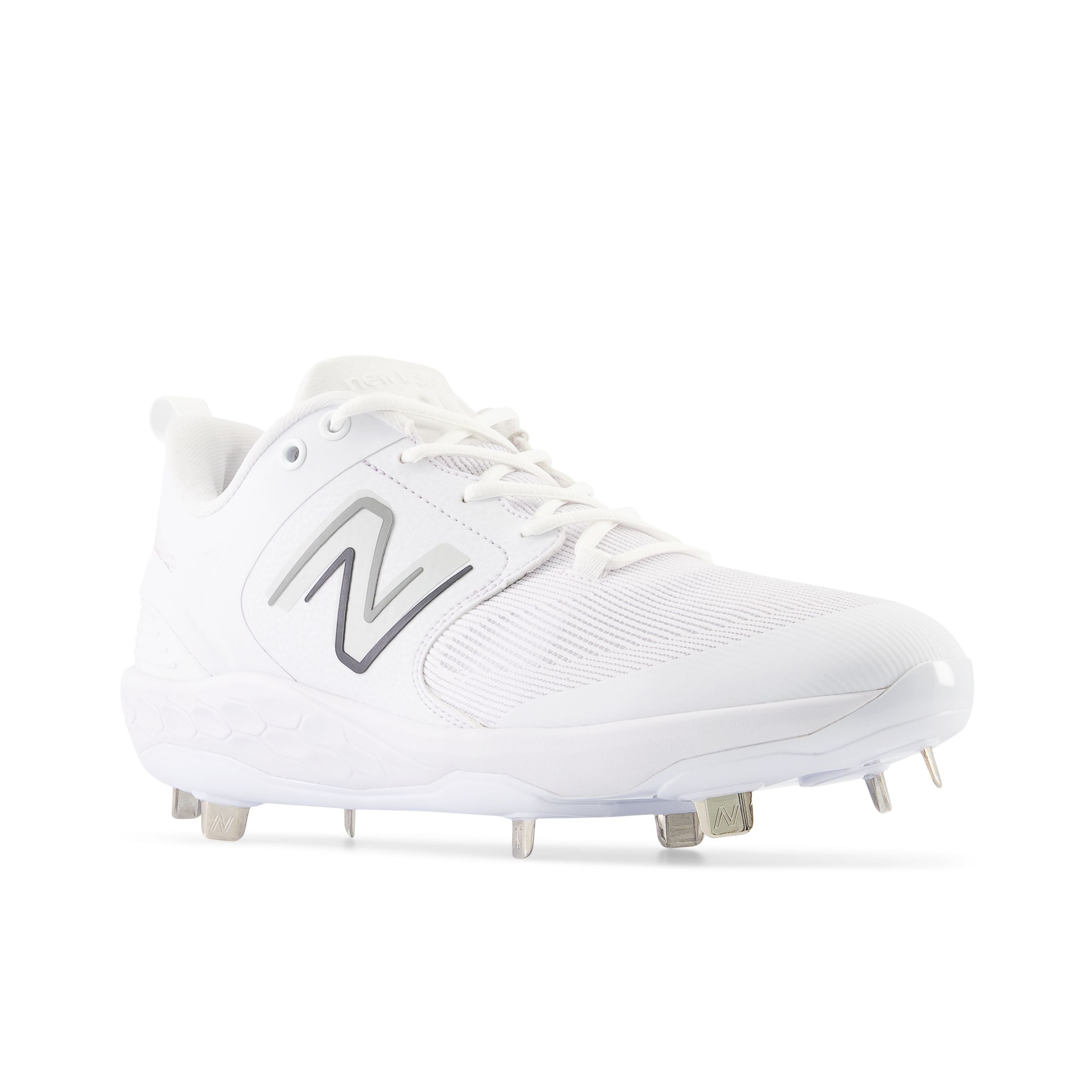 White new 2024 balance cleats softball